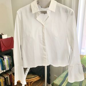 Zara bell sleeved button up